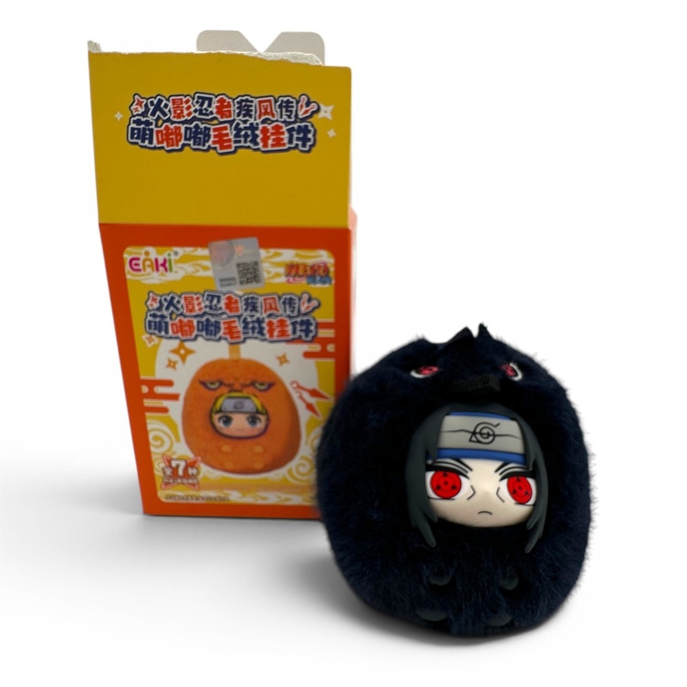 Naruto Itachi Uchiha Chibi Collectible 3" Plush Figure Toy Bag Charm Japan Anime